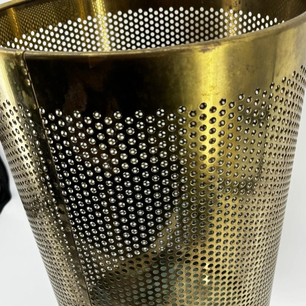 FrontGate Brass Waste Basket Approx 20